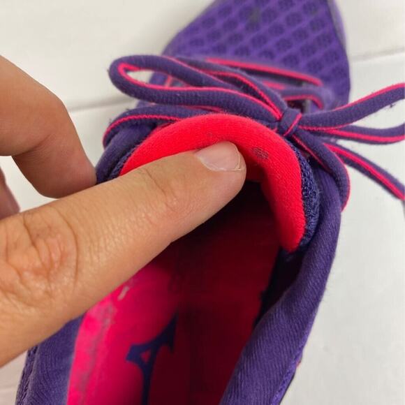 Mizuno Shoes Womens 8 M Purple Wave Inspire 12 Running J1GD164403 Low Top Mesh - Picture 7 of 11